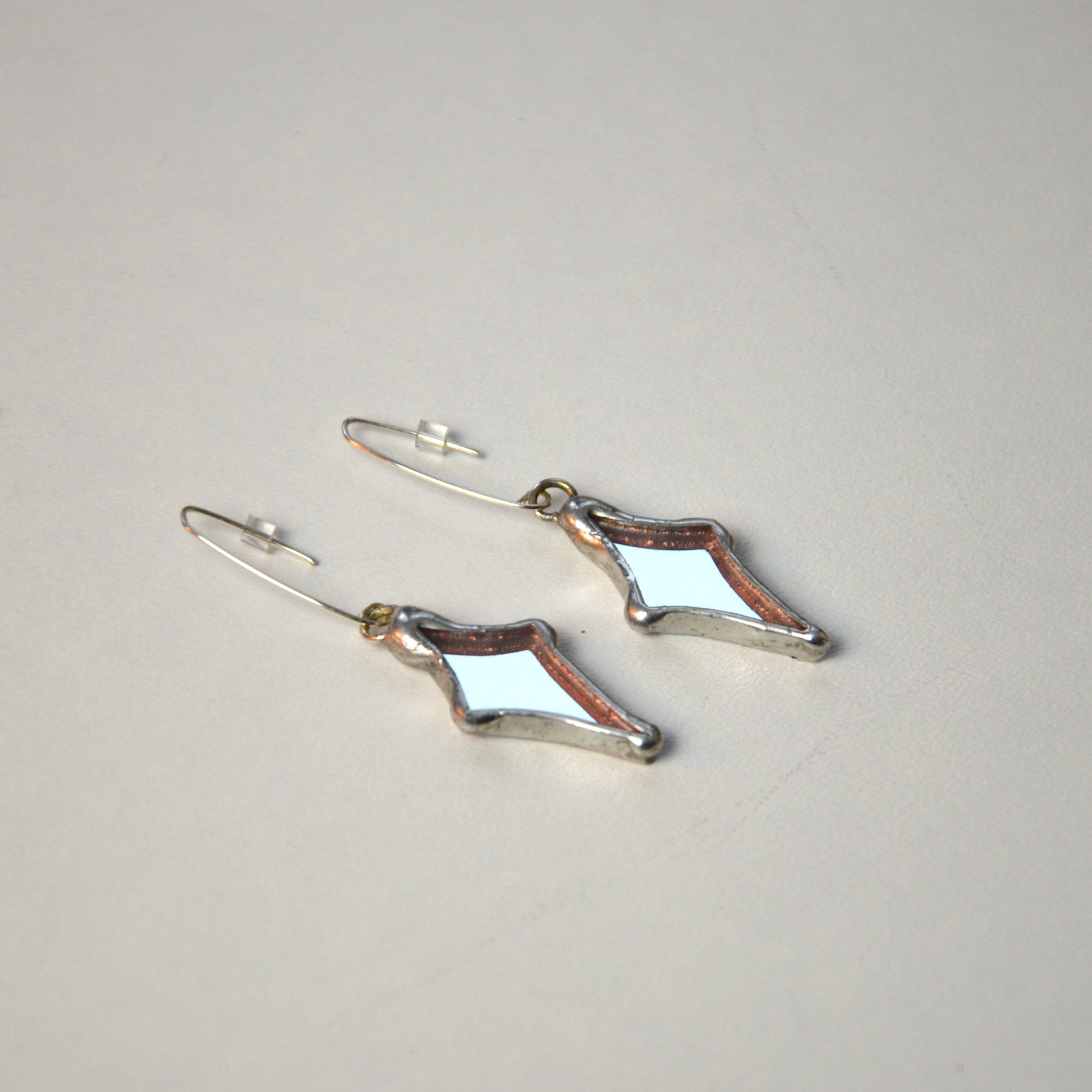 Veidrodiniai auskarai