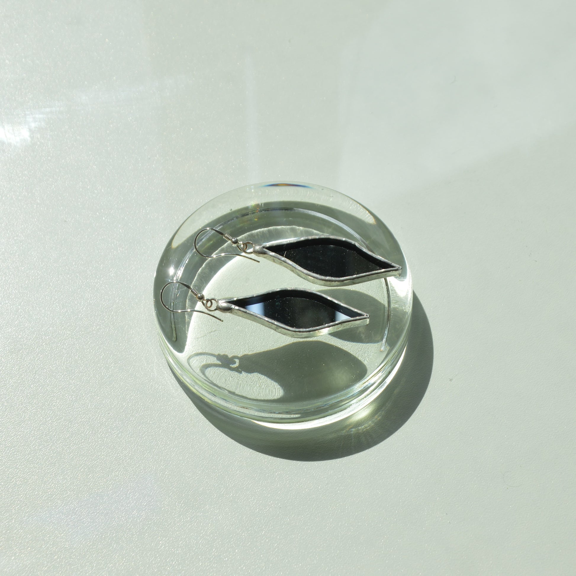 Veidrodiniai auskarai