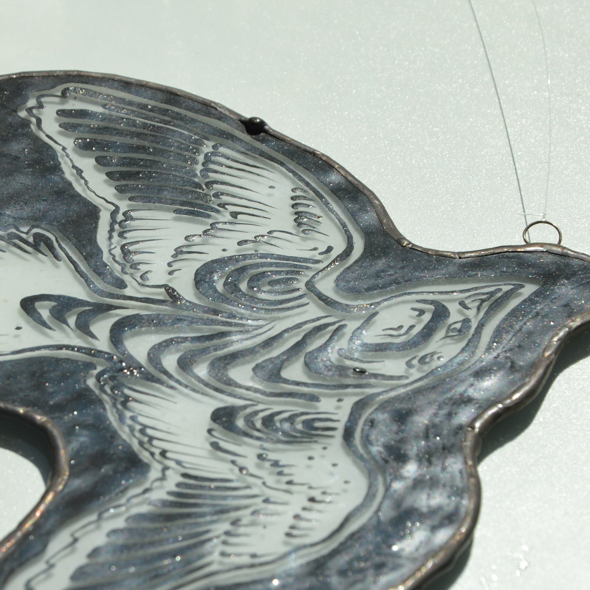 Vitražas Black Bird