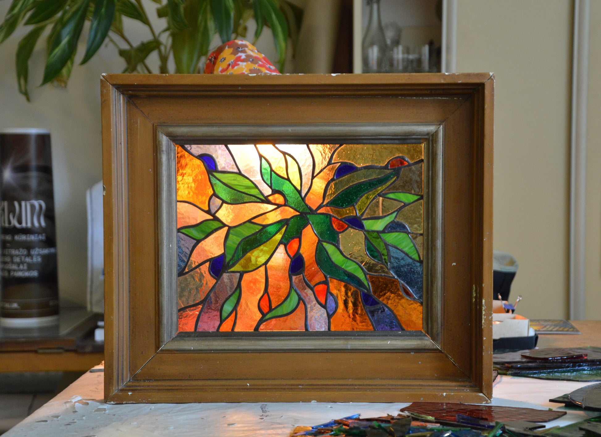 Vitražo projektas 'Gyvybė'